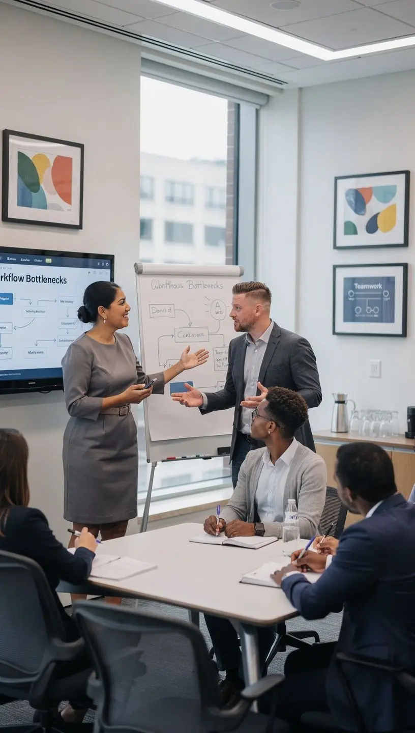 Automation tools streamlining business process efficiency.