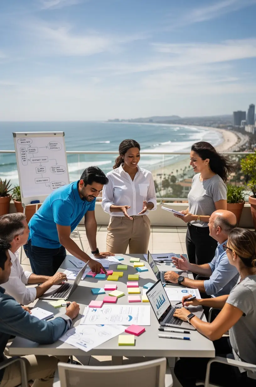 Measuring process efficiency with key performance indicators.