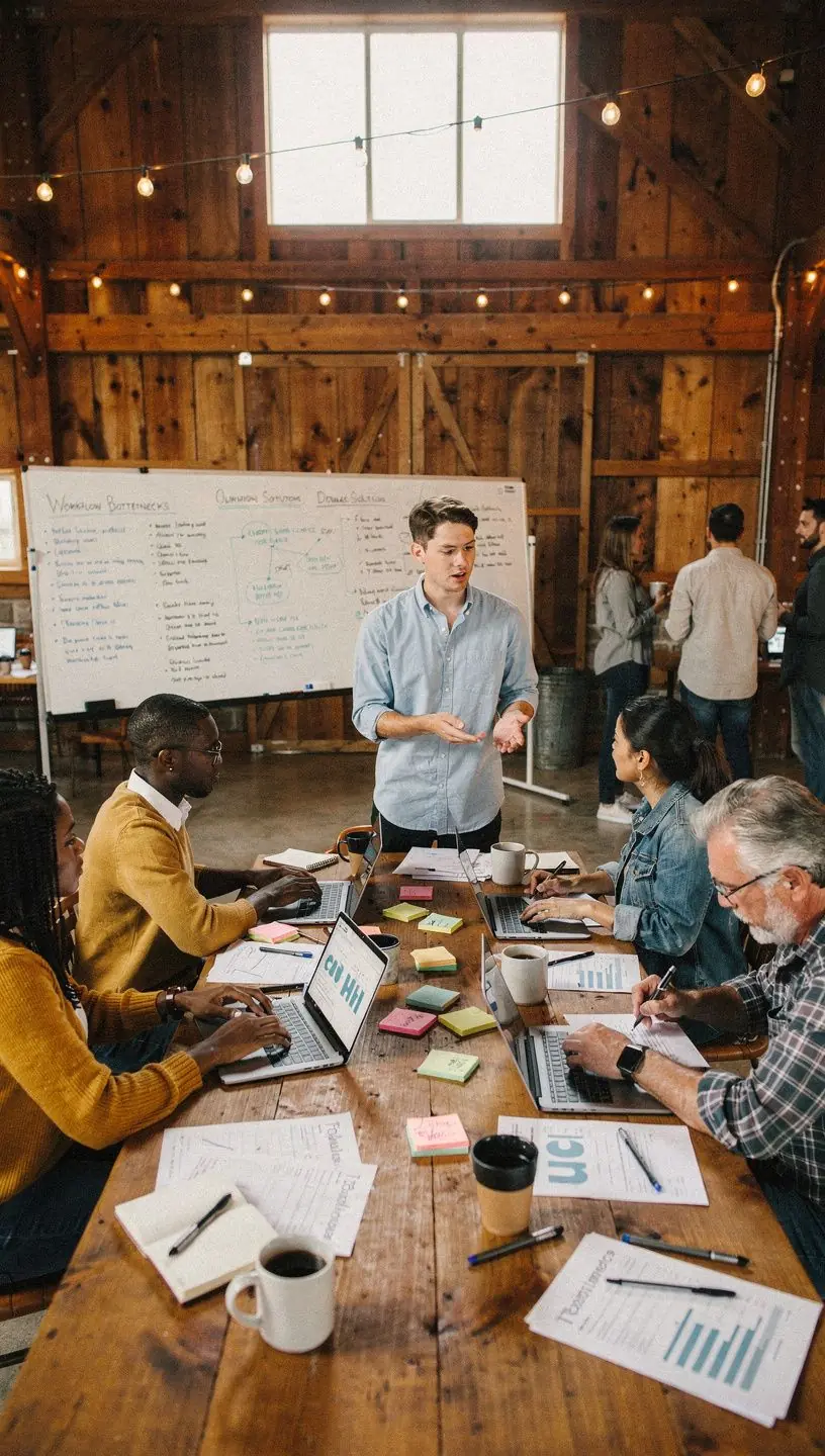 Modern office environment